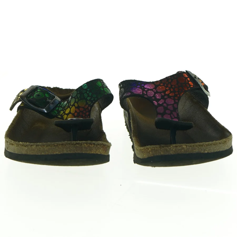 Farverige sandaler