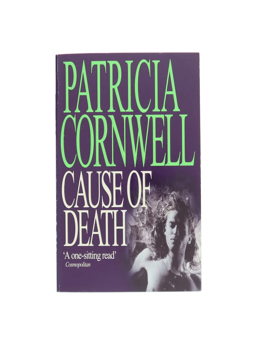 Forsiden af Dødens årsag (Cause of Death) af Patricia D. Cornwell