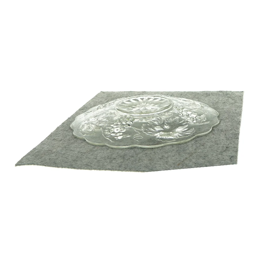 Glasfad med vindruer motiv (str. 29 cm)