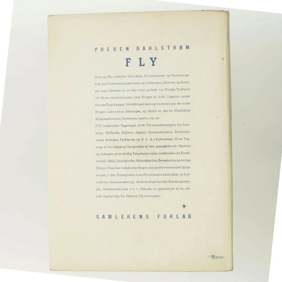 Fly af Preben Dahlstrøm (Bog)
