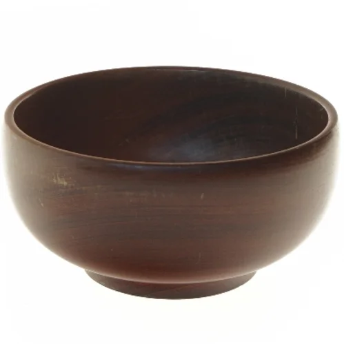 Hånddrejet træskål (str. Ø 20x10 cm)