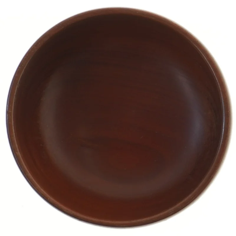 Hånddrejet træskål (str. Ø 20x10 cm)