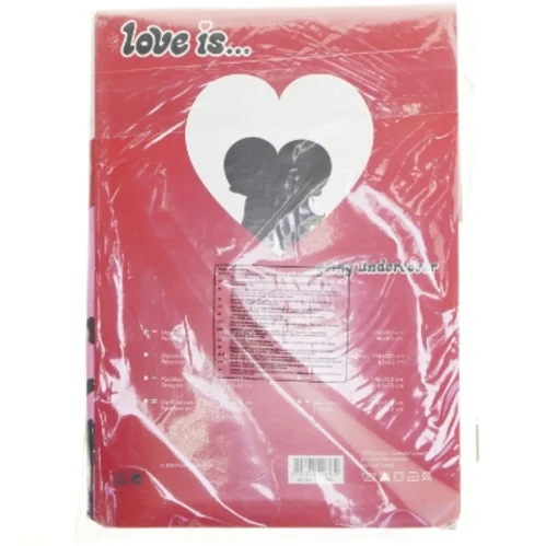 Love is... sengesæt fra May maddingundercover (str. 140 x 200 cm. og. 60 x 63 cm)