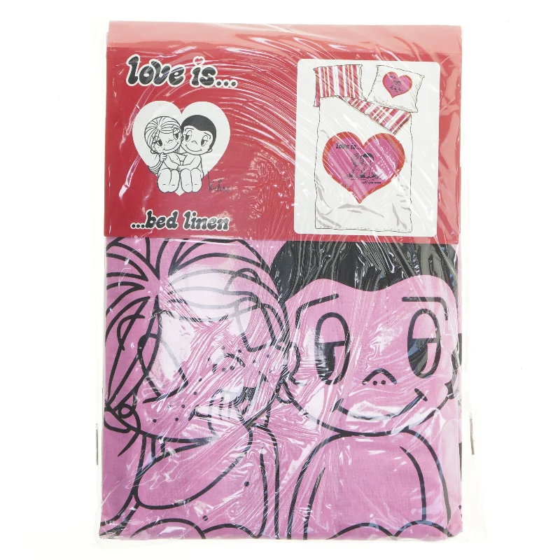 Love is... sengesæt fra May maddingundercover (str. 140 x 200 cm. og. 60 x 63 cm)
