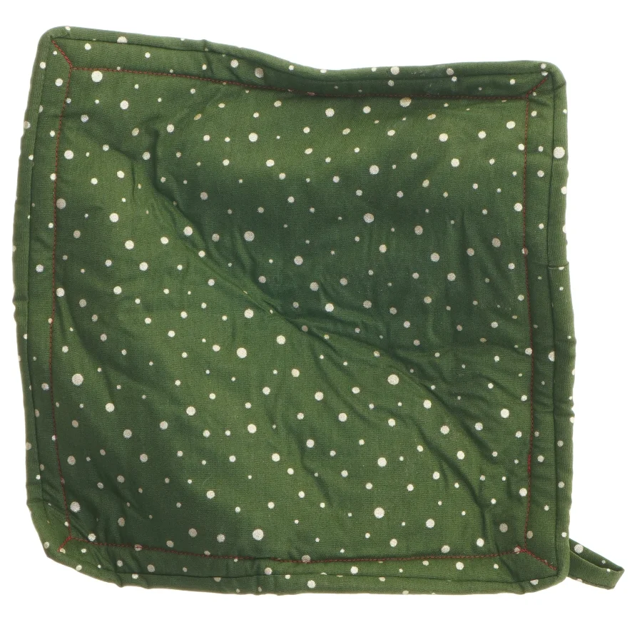 Quiltet grydelap med stjernemønster (str. 23x23 cm)