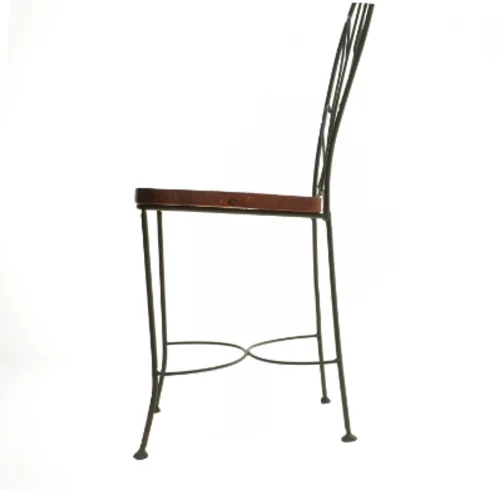 Stol med metalramme (str. 43x16 cm)