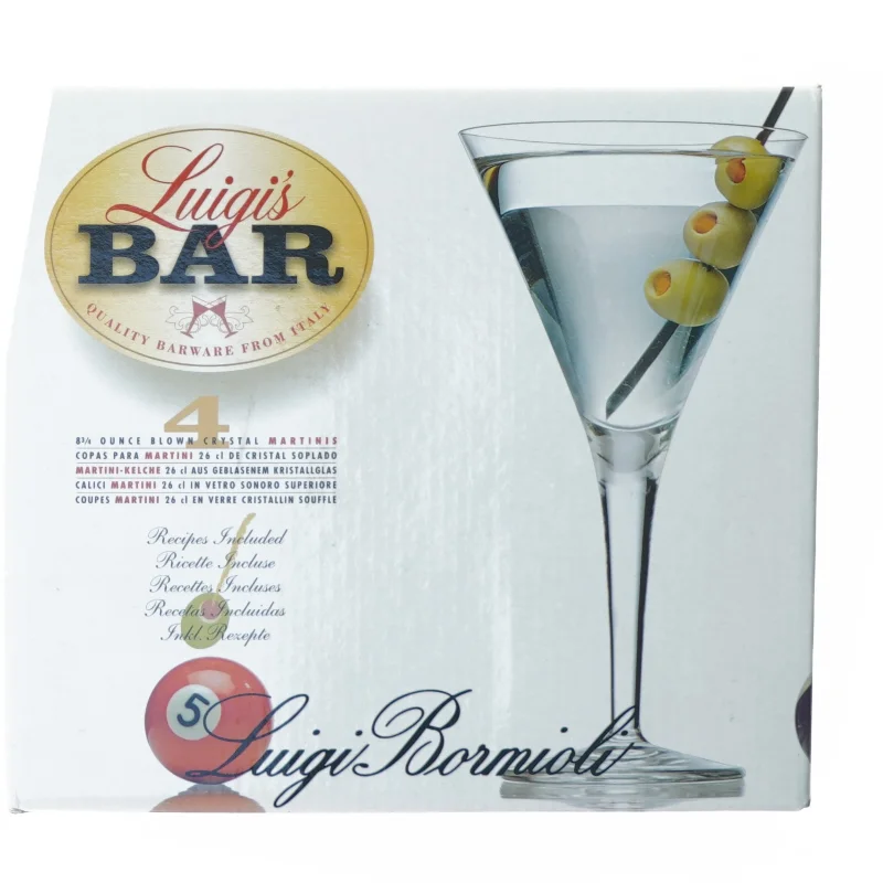 Martiniglas fra Luigis Bar
