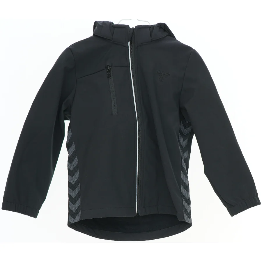 Softshell jakke dreng m. hætte fra Hummel (str. 116)
