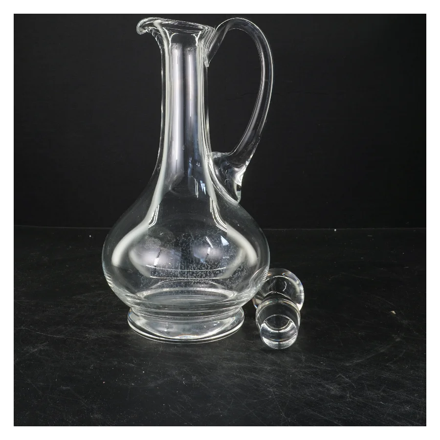 Glas karaffel med låg (str. 32x14 cm)