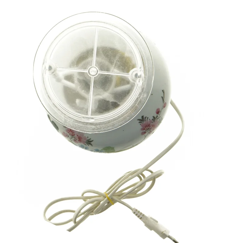 Bordlampe med blomsterdesign (str. 38 cm)