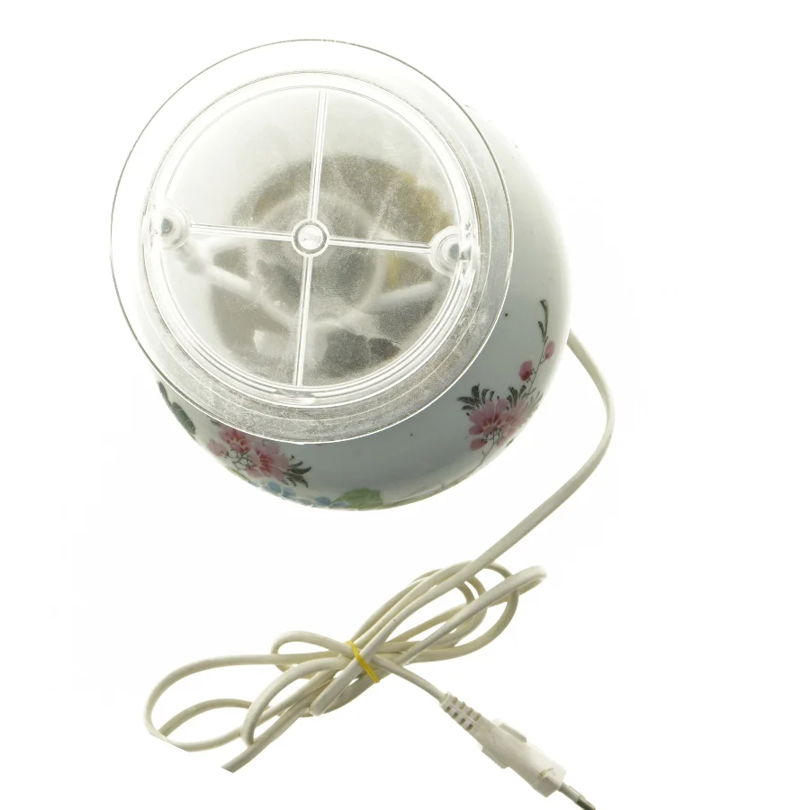 Bordlampe med blomsterdesign (str. 38 cm)