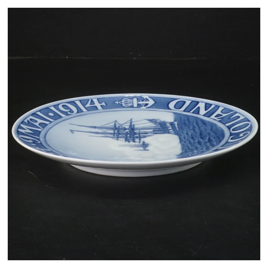 Dekorativ tallerken Helgoland fra Royal Copenhagen (str. Ø 20,5 cm)