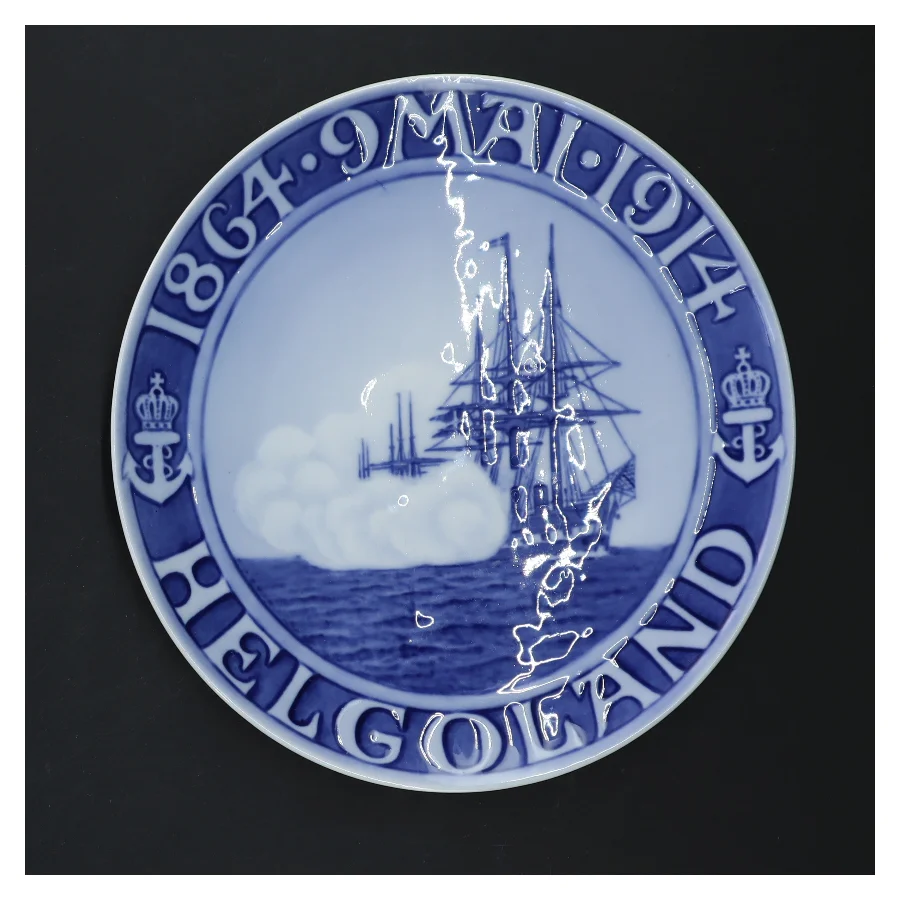 Dekorativ tallerken Helgoland fra Royal Copenhagen (str. Ø 20,5 cm)