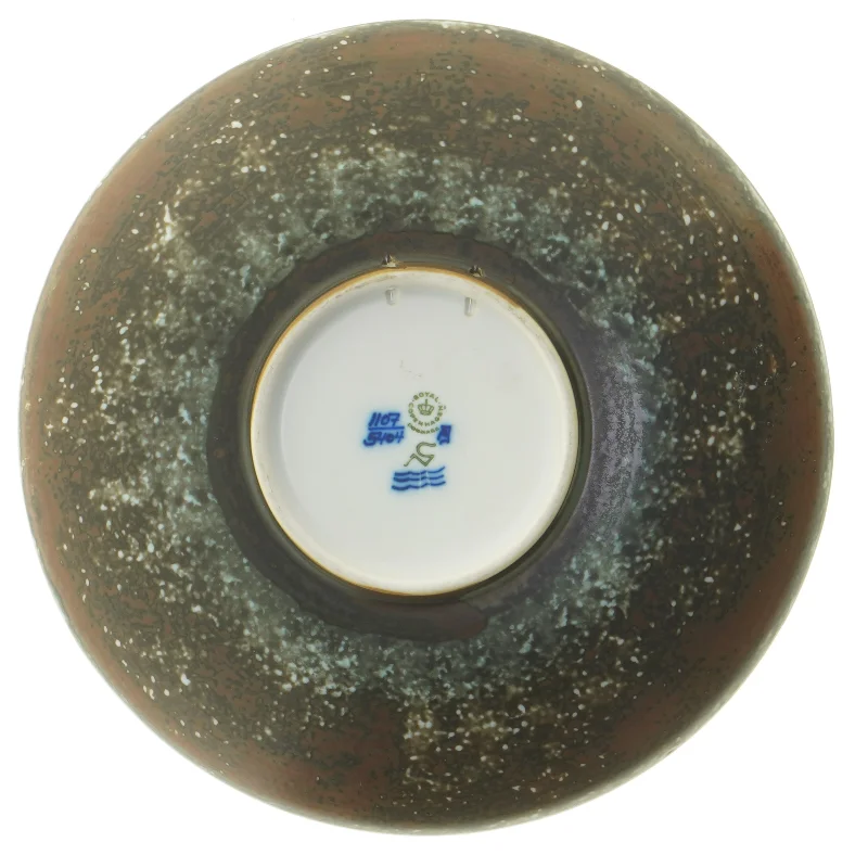 Dekorativ skål med fuglemotiv fra Royal Copenhagen (str. Ø 25,5 cm)