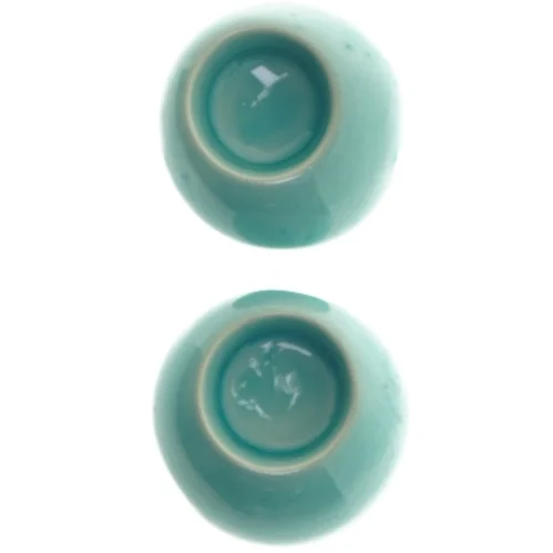 Små turkise vaser (str. 8,5x5 cm)