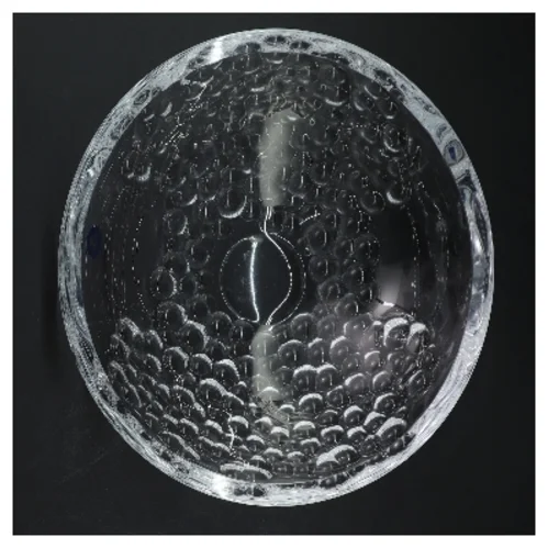 Glas skål fra Royal Copenhagen (str. Ø 22 cm)