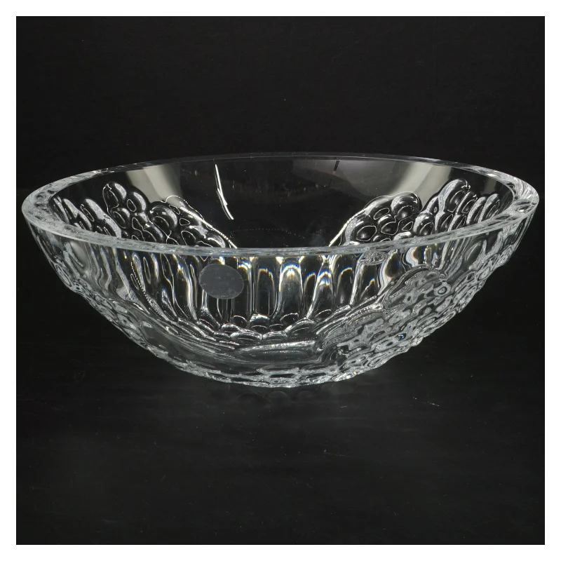 Glas skål fra Royal Copenhagen (str. Ø 22 cm)