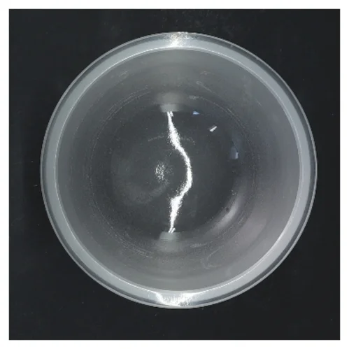 Lalique glasskål (str. 11,5x7 cm) med lille nag