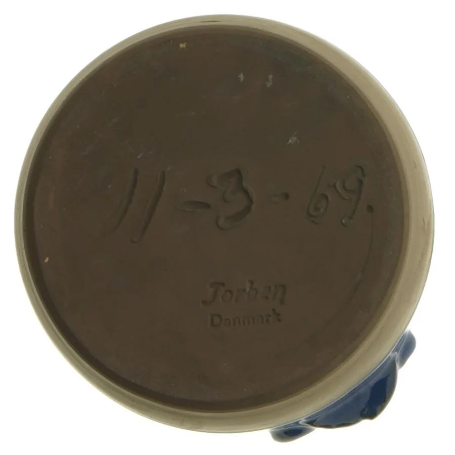 Keramisk vase (str. 16 cm) fra Jørgen