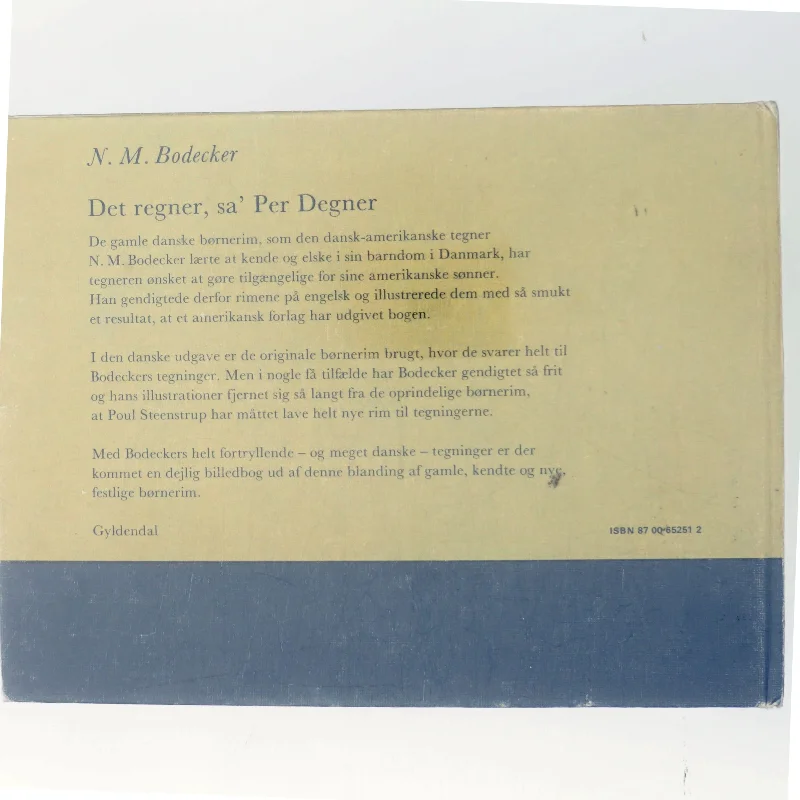 Det regner sa' Per Degner af N. M. Bodecker (Bog)