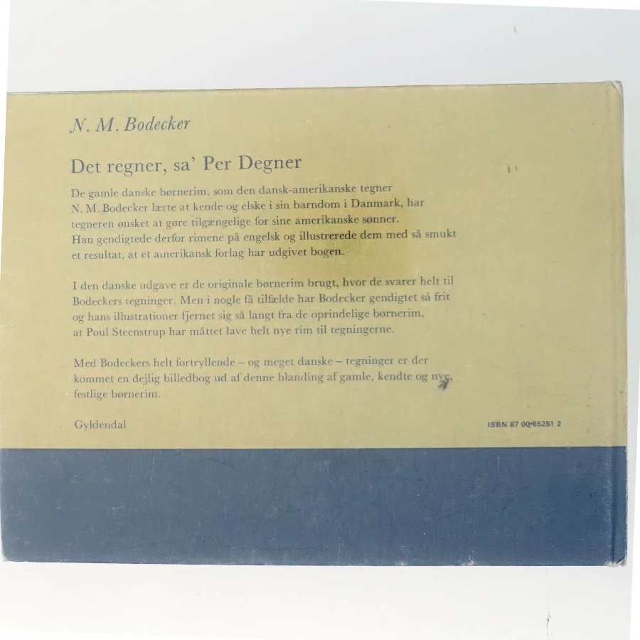 Det regner sa' Per Degner af N. M. Bodecker (Bog)