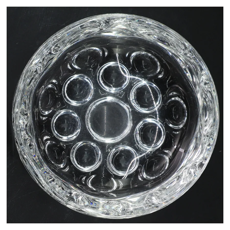 Rund glasskål (str. Ø 16 cm)