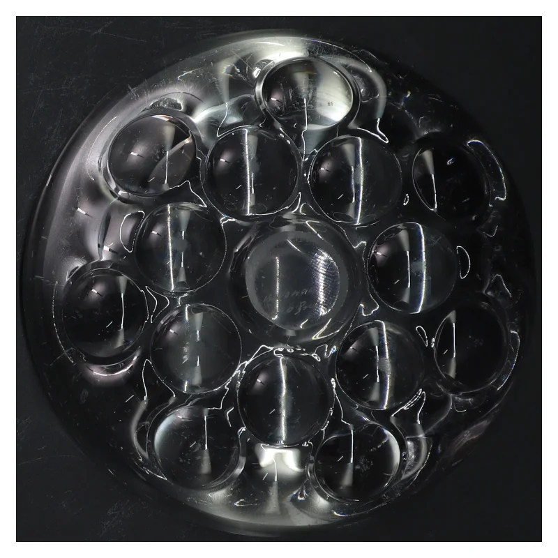 Rund glasskål (str. Ø 16 cm)