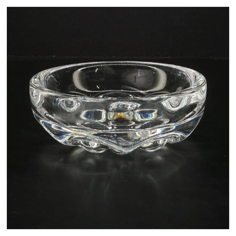 Rund glasskål (str. Ø 16 cm)