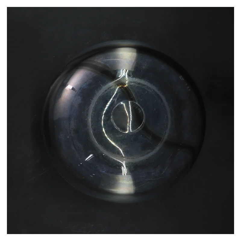 Glasvase med multicolor design (str. Ø 16x16 cm)