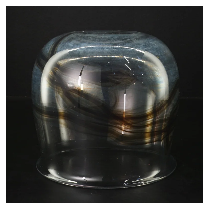 Glasvase med multicolor design (str. Ø 16x16 cm)