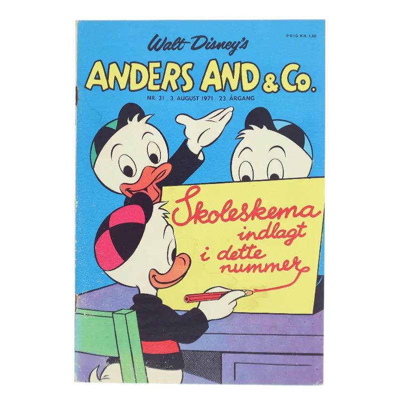 Anders And & Co. Med indlæg.