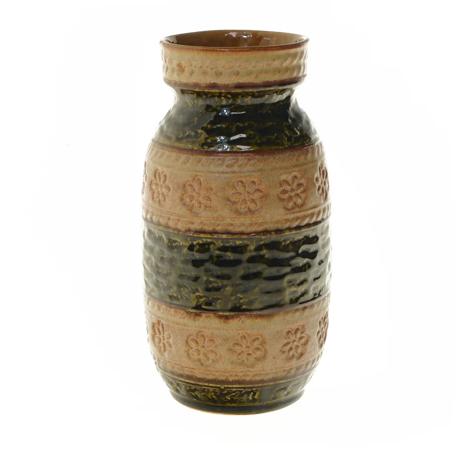 Keramisk vase fra Bay W. Germany fra Bay W. Germany (str. 25 cm)