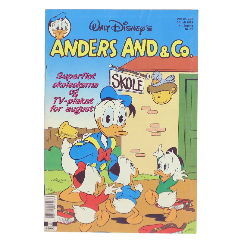 Anders And & Co. Med indlæg.