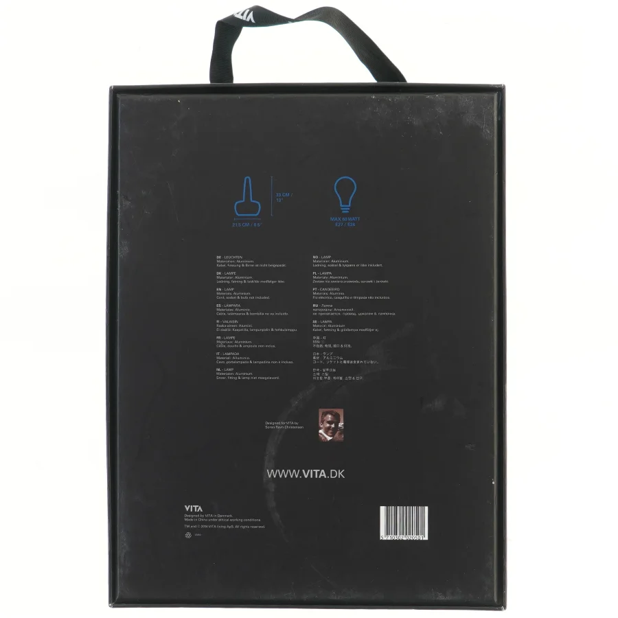 VITA Clava poleret stål pendellampe fra Vita Clava (str. 35 cm)