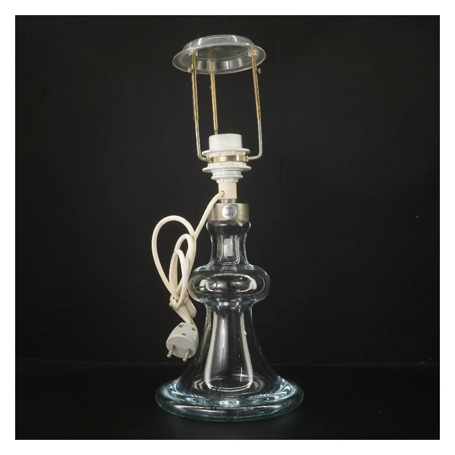 Glasbordlampe fra Holmegaard (str. 44 cm)