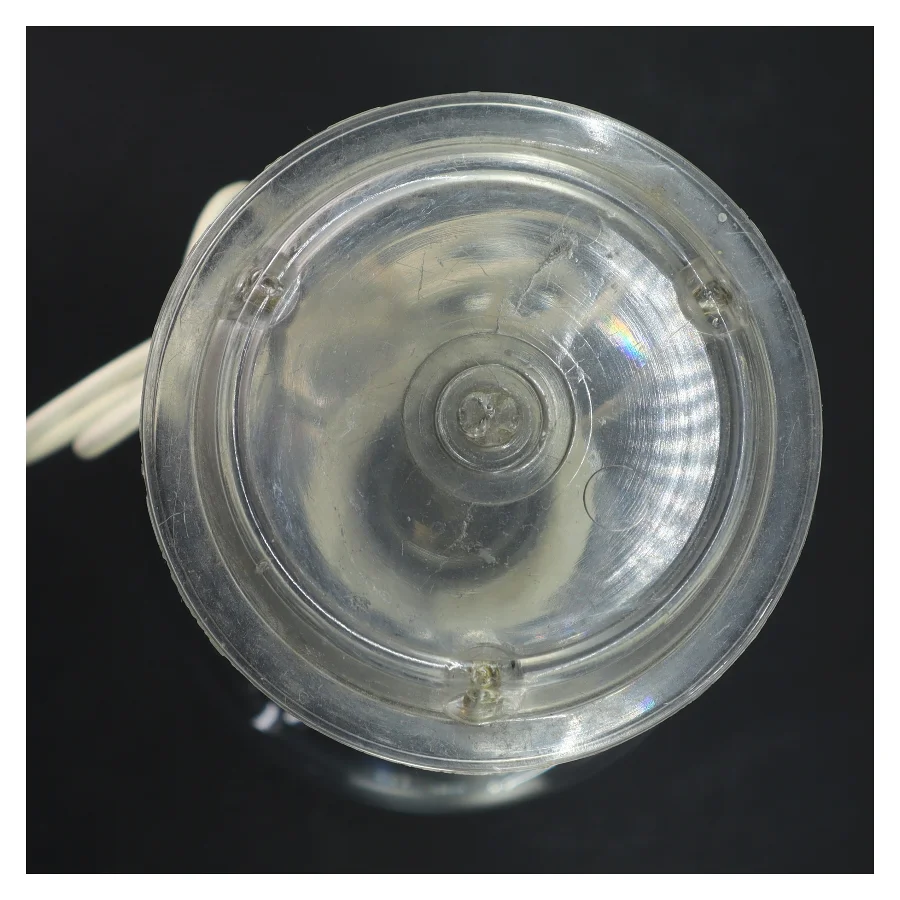 Glasbordlampe fra Holmegaard (str. 44 cm)