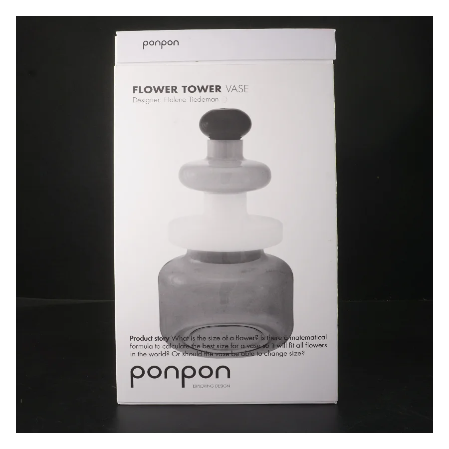 Flower Tower Vase fra Ponpon (str. 33 cm)