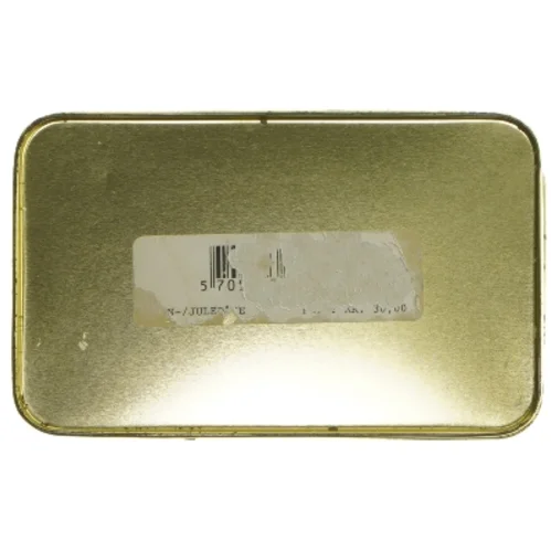 Julemærkedåse (str. 15x15 cm)