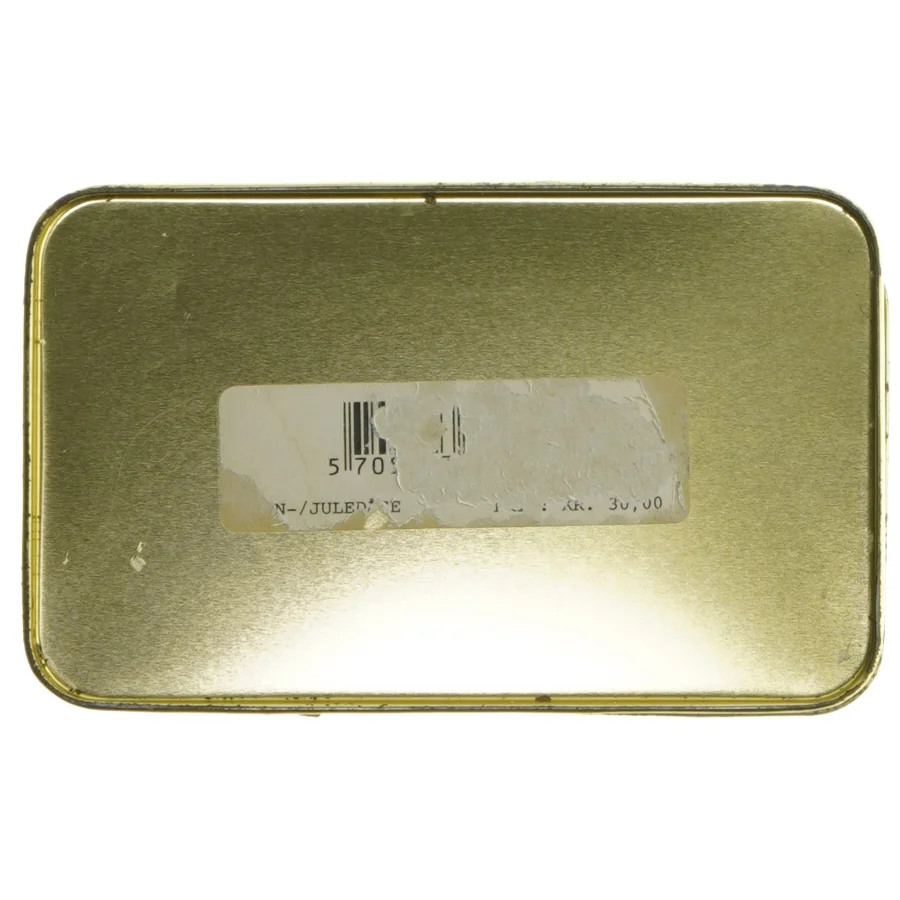 Julemærkedåse (str. 15x15 cm)