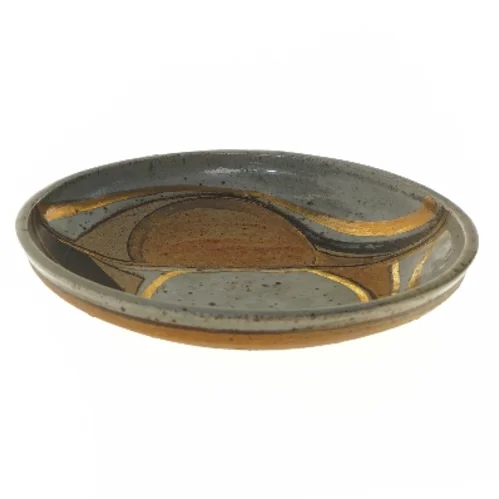 Dekorativt keramikfad (str. Ø 22,5 cm)Karen Boel