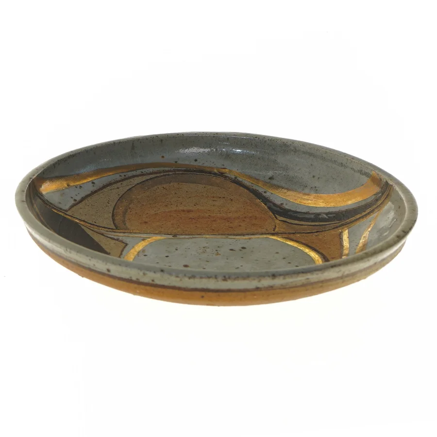 Dekorativt keramikfad (str. Ø 22,5 cm)Karen Boel