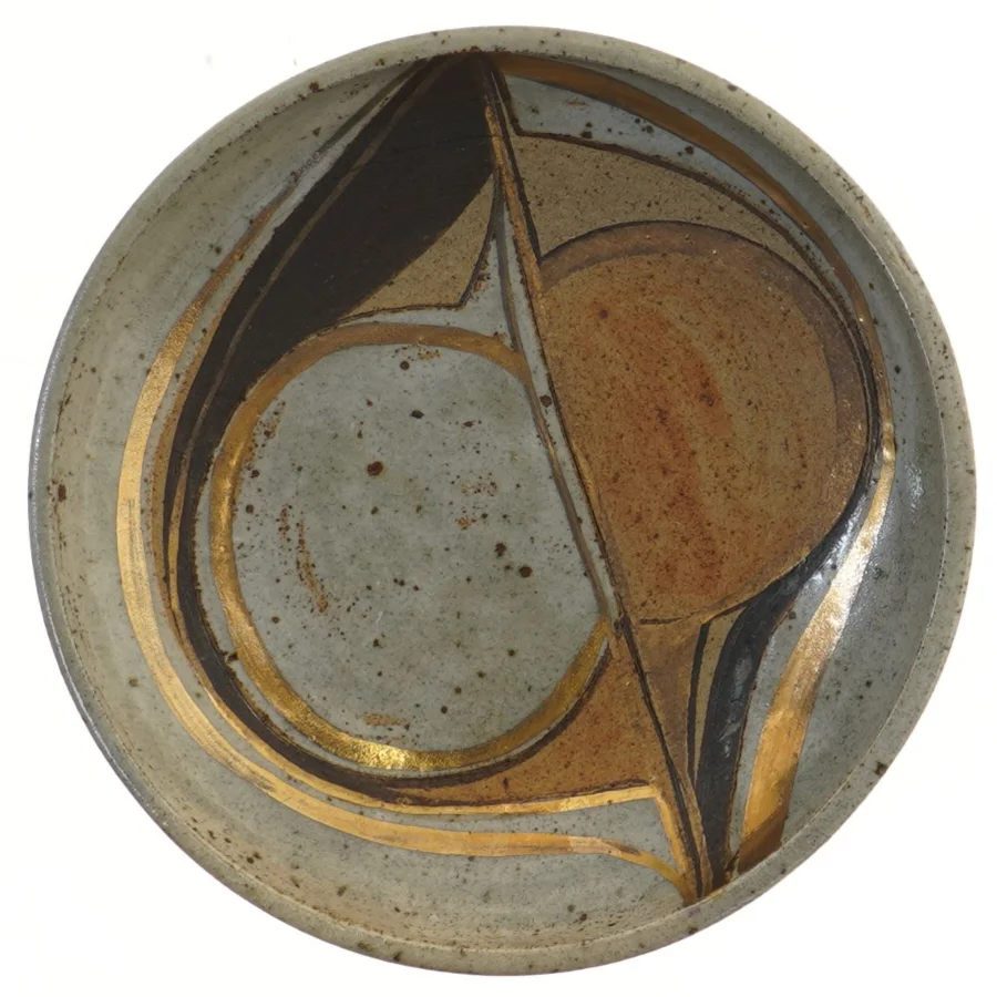 Dekorativt keramikfad (str. Ø 22,5 cm)Karen Boel