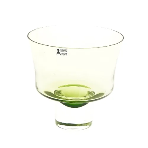 Glas vase på fod fra Sweden Seda (str. Ø 15x15 cm)