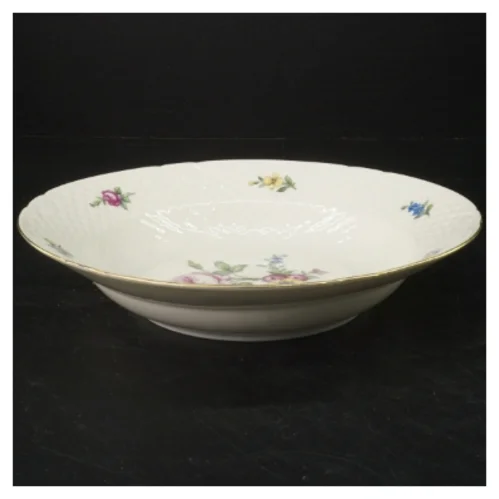 B&G Saksisk blomst dyb tallerken (str. 24,5x4 cm)