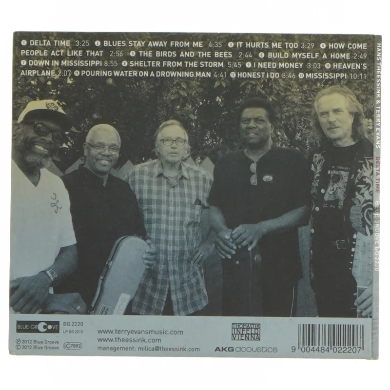 CD: Delta Time - Hans Theessink & Terry Evans fra Blue Groove