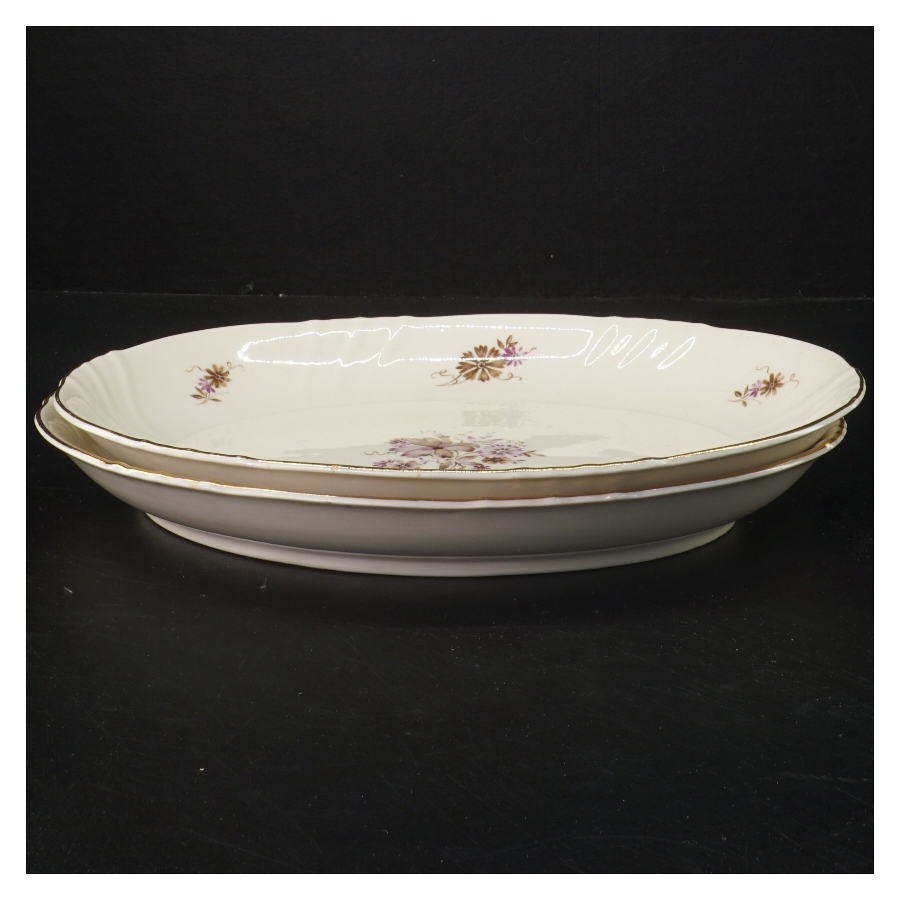 2 Arabia Raili serveringsfade (str. 2 stk 28x22 cm)