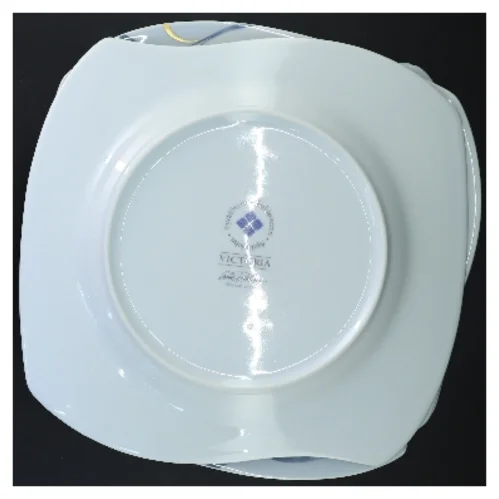 6 tallerkner fra Fyrklöveren Victoria (str. 6 stk 26x26 cm)