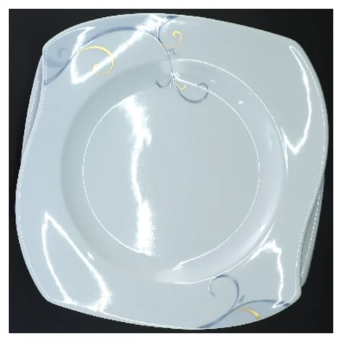 6 tallerkner fra Fyrklöveren Victoria (str. 6 stk 26x26 cm)