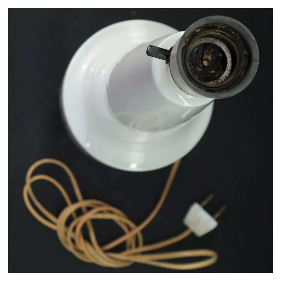 Royal Copenhagen kogle STOR bordlampe (str. 52x13 cm) fra Royal Copenhagen