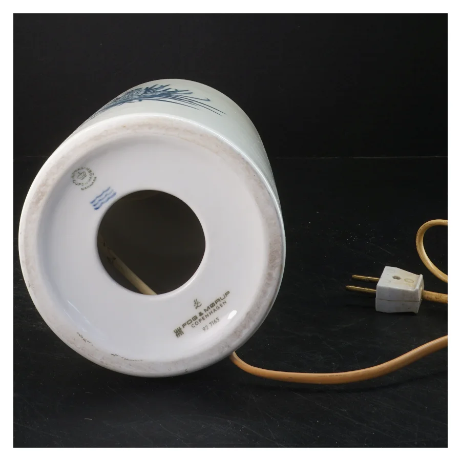 Royal Copenhagen kogle STOR bordlampe (str. 52x13 cm) fra Royal Copenhagen